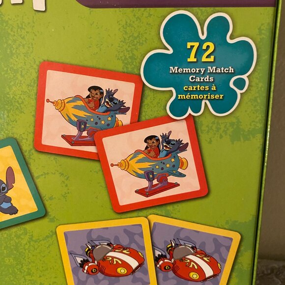 Stitch Memory Match Game - 72 Match Cards - Ages 4+ NIB - Picture 7 of 8